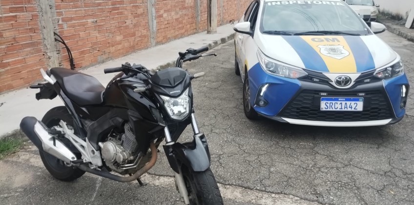 Moto roubada é recuperada em ação conjunta entre Guarda Municipal de Volta Redonda e Polícia Civil